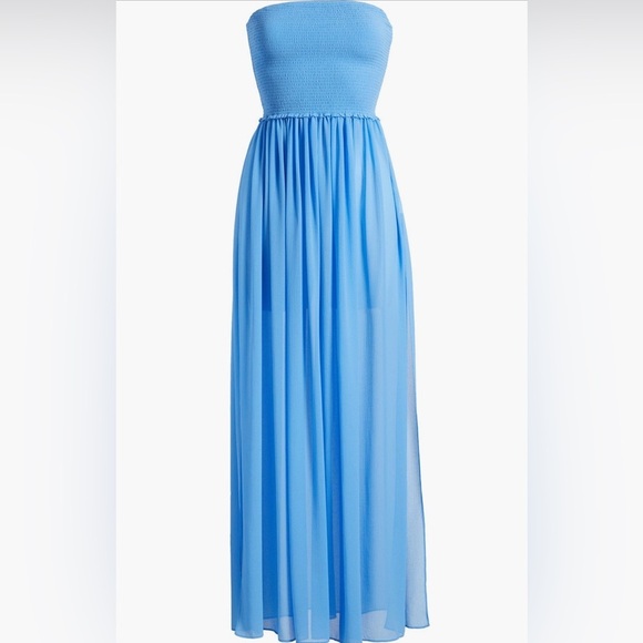 NWT RAMY BROOK Calista Maxi Dress serine blue  Size L - Picture 4 of 4
